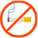 No se permite fumar en todo el interior de la casa y en las habitaciones